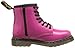 Dr. Martens Brooklee, Unisex Babies' Boots, Pink (Hot Pink Patent Lamper), 7 UK Child, 24 EU