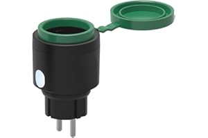 Offgridtec Smart presa esterna WiFi con controllo Smart Life o Tuya, IP44, impermeabile per esterni (1, 1 pezzo)