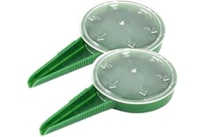 MenYiYDS 2 Stück Gartenpflanzensamen Spender Samenspender Samenmaschine Blumentopf Samenscheibe 6 verschiedene Einstellungen Sämaschine Gartengeräte von Samen, Pflanzgefäßen und Lochern anzupassen