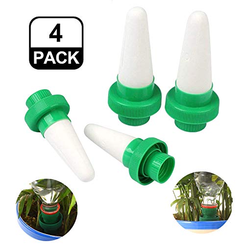 Preisvergleich Produktbild Automatische Pflanzen Bewässerung - YeeStone 4er Keramik Wasserspender Bewässerungssystem Pflanzengießer Tropfbewässerung - für Garten,Zimmerpflanze,Blumen