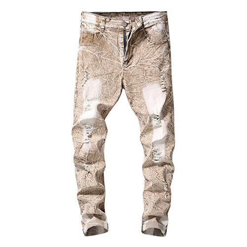 Anglewolf Mens Classic Straight Leg Regular Fit Stylish Denim Jeans All Waist Sizes Belted Super Stretch Slim Designer Biker Pants New Heavy Duty Multi Pocket Light Color