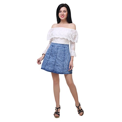 white off the shoulder short dress