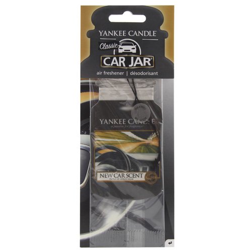 Yankee Candle 1215384E Neuwagensduft Auto und Haus Lufterfrischer Car Jar Karton, Plastik, schwarz, 7.6 x 19.7 x 0.7 cm