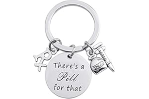 BAUNA Pharmacist Gift There is a Pill for That Keychain Pharmacy Tech Gift RX Gift Gift for Pharmacy Student