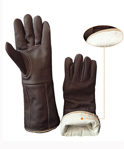 LIANGLIANG Verdickte Doppelschicht 37cm Stulpen Gartenarbeit Arbeitshandschuhe Tierhandling Handschuhe Kratzer / Biss Resistente Handschuhe Zum Baden, Pflege & Handhabung Katzen & Kleine Hunde - 3