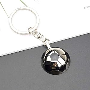 Key Chain Metal Corkscrew Key Ring Pendant car Key Chain semi-Circular Football Keychain World Cup Gift Key Ring