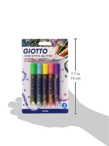 Giotto 5454 00 Decor Glitzerkleber, 19 x 11,5 x 10 cm - 4