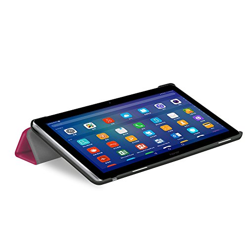 Huawei MediaPad M3 Lite 10″ Hülle, TopACE® Hochwertigem PU-Leder Hülle / Cover / Smart Case Mit Ständer/ Schutzhülle Ständer Für Huawei MediaPad M3 Lite 10″ (Rot) - 5