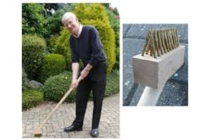 LIME SHOP 1.2m Long Handle Weed Brush Handle for Cleaning Block Paving / Patios