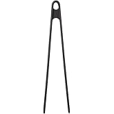 Silikon Kızartma Maşası, 1 Adet, Silikon, 29 cm, Siyah, BPA Free