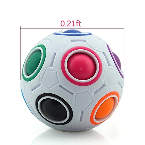 Fidget Spielzeug, CrazyFire Fidget Cube Anti Stress Gadget Spielzeug, Würfel Spielzeug,Puzzle Cube Magie Regenbogen Ball Geeignet bei Nervosität, Zappeligen Händen für Kinder Jugendliche Geschenk - 4