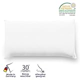 Mister Sandman orthopädisches Kissen und Nackenkissen - Atmungsaktives Kopfkissen aus Viscoschaum Kopfkissen mit Comfort+ Bezug - Jede Nacht Besser schlafen (40 x 80 cm, weiß) Mister Sandman orthopädisches Kissen und Nackenkissen - Atmungsaktives Kopfkissen aus Viscoschaum Kopfkissen mit Comfort+ Bezug - Jede Nacht Besser schlafen (40 x 80 cm, weiß)