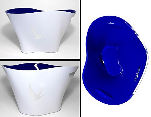 Preisvergleich Produktbild Grey Goose Flaschenkühler / Eiskühler weiß blau
