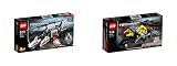 LEGO Technic 2er Set: 42057 Ultraleicht-Hubschrauber + 42058 Stunt-Motorrad - Steinchenwelt