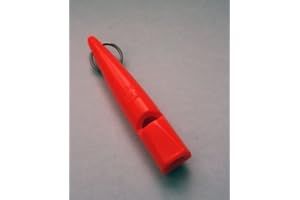 Acme 210 Dog Whistle Day Glo Orange with Lanyard