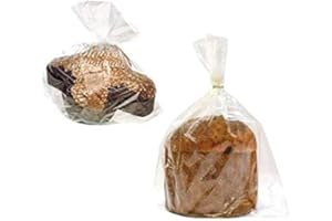 IMBALLAGI ALIMENTARI PZ 100 Sacchetti PLP CM 40 X 50 per CONFEZIONARE PANETTONI, PANDORO E Colombe Busta per Alimenti