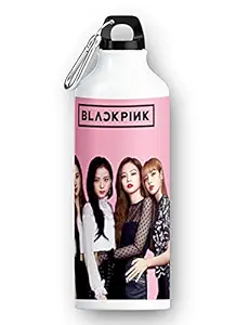 TrendoPrint Blackpink Printed Sports Sipper/Water Bottle (600ml) for Gym, Yoga, Kids, Boys, Girls, Brother, Sister, Babies, Baby, Workout, Adults (B3-08)