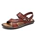 Produktbild HILOTU - Herren-Sandalen Sommer Outdoor Fischer Schuhe Atmungsaktiv Sport Strand Sandalen Casual Slipper (Color : Braun, Größe : 42 EU)