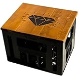 Geschenkidee Bierkastensitz Sitzauflage Hocker mit Motiv DIAMOND