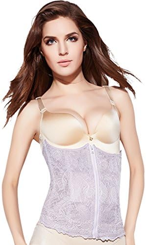 Slim Belt Nylon Mesh Fabric Steel Bone Shaping Fat Burner Belt Girdle Front Zipper Design Body Sculpting Clothes 3-breasted Slimming Belt On The Belly Maternity Pants After Birth Fat Loss Belt ( Color : 1 , Size : M )