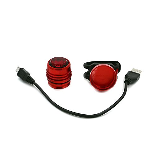 Hrph LED wasserdichtes Fahrrad Fahrrad vorne hinten Rückleuchten Fahrradfahren Sicherheit Warnung Vorsicht Blitzlampe - 2
