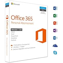Microsoft Office 365 Personal - 1 PC/MAC - 1 Jahresabonnement - multilingual (Product Key Card ohne Datenträger)