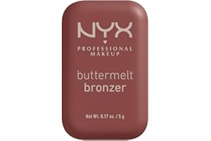 NYX Professional Makeup Buttermelt Powder Bronzer, Up To 12H Wear, Fade & Transfer Resistant, Cruelty Free & Vegan Formula, All Skin Tones, Shade: Butta Dayz