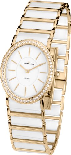 Jacques Lemans Damen-Armbanduhr XS York Analog Quarz Keramik 1-1819D Jacques Lemans Damen-Armbanduhr XS York Analog Quarz Keramik 1-1819D