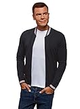 Práctica chaqueta con cuello, puños y parte inferior de punto
