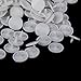Resin Snap Fasteners Buttons Poppers 14.1mm Pack of Approx.100 Sets White