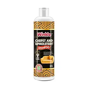 Winkle Carpet & Upholstery Shampoo 500 ml | Highly Concentrated Formula | Deep Cleaning | Fast Action Formula | Ecological Formula | Helps to Remove Dirt, Grime, Spots, Stains & Odour