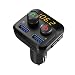 Produktbild Auto FM Transmitter, VASTFAFA Bluetooth FM Transmitter Adapter, unterstützt Siri Google Assistent USB Drive TF Karte Handsfrei Sprechen