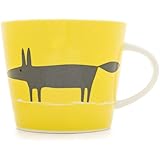 Scion Mr Fox Mug-Charcoal & Yellow