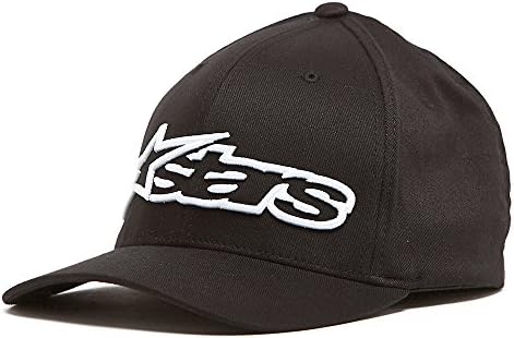 Alpinestars Blaze Hat Sports Motorbike Motorcycle Hat Black White L/XL