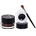 JACKY 2Pcs Waterproof Eye Liner Eyeliner Shadow Gel Makeup Cosmetic Brush