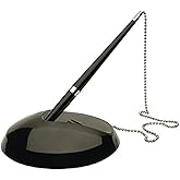 Q-Connect Reception Pen with Chain and Base KF00233