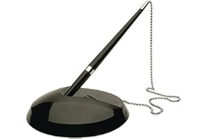 Q-Connect Reception Pen with Chain and Base KF00233
