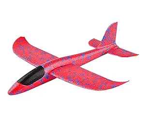 Mubco| Kids Toys Hand Throw Flying Stunt Plane / EPP Foam / Aeroplane Model / Light Weight Toys / Outdoor Sports Flying Toy Large / Throwing Foam Plane / Dual Flight Mode | Multicolor.
