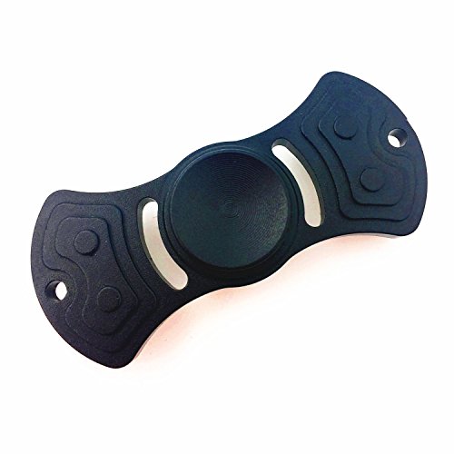 GAEA Fidget Spinner High Speed Bearing ADHD Focus Anxiety Relief Spinner with Original Spinner Connector (Black)