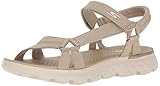 2017 Skechers On-The-Go 400-Radiance, Heels Sandals para Mujer, Beige (Nat), 37 EU