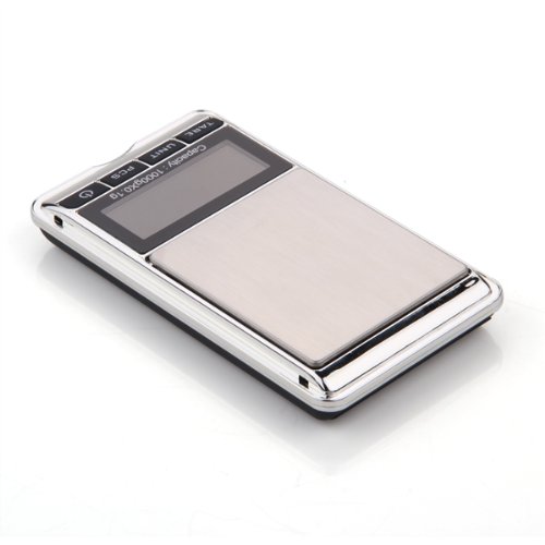 1000g/0.1g DigitalWaage Schmuckwaage Taschenwaage Waage + Ledertasche - 3