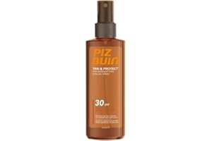 Piz Buin - Protection Solaire, Spray Huile Tan & Protect Accélérateur de Bronzage SPF 30 - Spray Haute Protection 150 ml