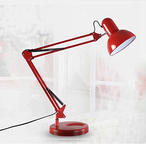 Preisvergleich Produktbild MDRW-Kreative Tischleuchte LED-Auge. lange Arme verschränkt. Arbeitsleuchte. kreatives Lernen. Schreibtisch-Clip. Auge. Bett-Erweiterung. Microsoft Office,Rot