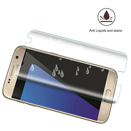 Samsung Galaxy S7 Edge Panzerglas Schutzfolie,(Nicht für Samsung Galaxy S7) BtDuck HD Ultra Klar Transparent 9H Härtegrad [Kratzfest][Hohe Transparenz] [Fingerabdruck-frei][Blasenfrei] [Anti- Fingerabdrücke] Vollständige Abdeckung Panzerglasfolie folie Displayschutzfolie Hartglas Gehärtetem Glas DisplayPanzerglas Schutzfolie Displayschutz für Samsung Galaxy S7 Edge – 1 Stück - 6