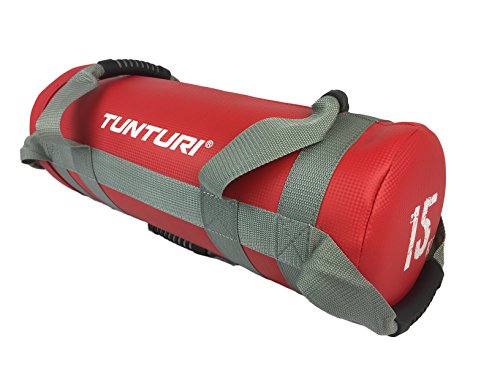 Tunturi-Fitness Functional Saco para Deportes, Unisex Adulto, Rojo, 15 kg