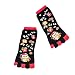 Produktbild Alexsix Christmas Cartoon Santa Snowman Print Multicolor Toe Socks Five Finger Cotton Funny Socks