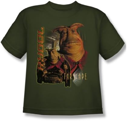 Farscape - Rygel Youth T-Shirt In Military Green, X-Large (18-20), Military Green