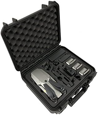 Carrying Case "Platinum Edition" for DJI Mavic Pro Platinum. Travel Edition. Space for Up to 5 Batteries and Much More Accessories. Waterproof Outdoor Case IP67. Made in Germany (Black)