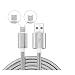 Produktbild 2 in 1 USB Lightning Micro USB Ladekabel iPhone und Android 1m Laden und Synchronisieren