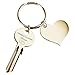 Produktbild Schlüssel zu meinem Herzen mit Gravur Gold + Herz-Anhänger